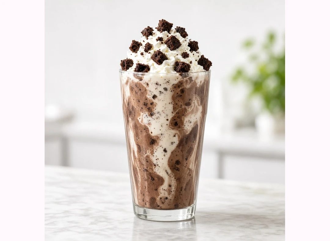 Signature chocolate and vanilla milkshake from The Supreme Ice Cream Shoppe, Winnipeg